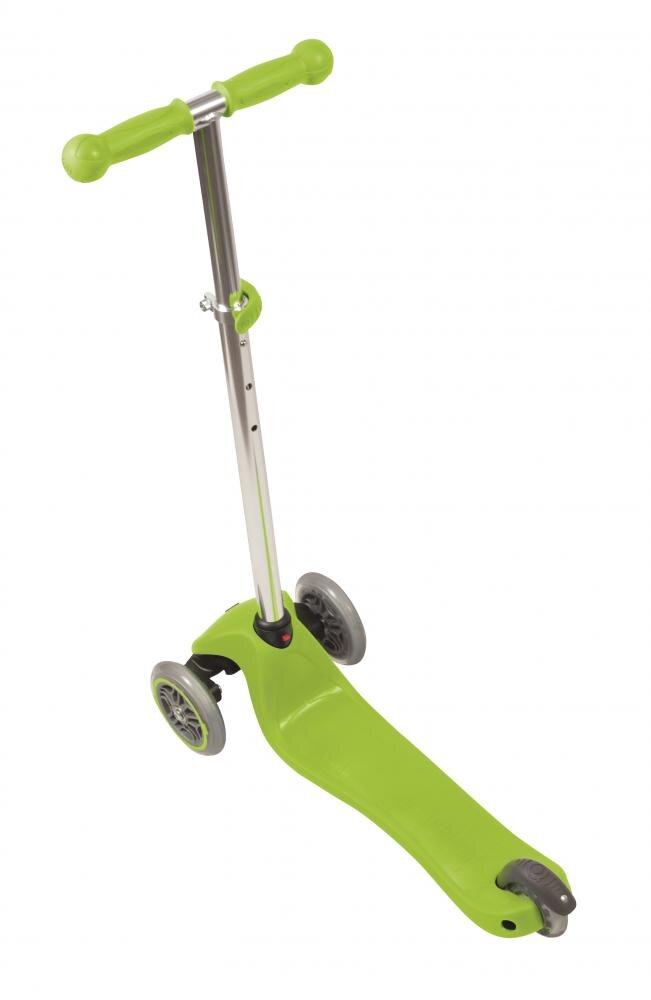 Globber Trotineta Primo V2 Lights verde cu 3 roti LED ghidon reglabil platforma antiderapanta greutate admisa 50 kg