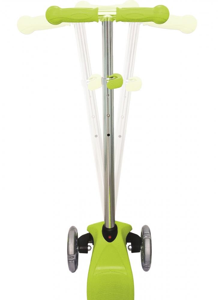 Globber Trotineta Primo V2 Lights verde cu 3 roti LED ghidon reglabil platforma antiderapanta greutate admisa 50 kg