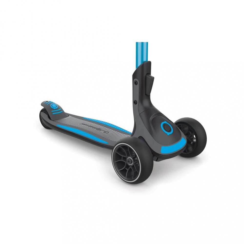 Globber Trotineta Ultimum albastra pliabila ghidon reglabil design ergonomic platforma antialunecare greutate admisa 100 kg varsta 5 ani+