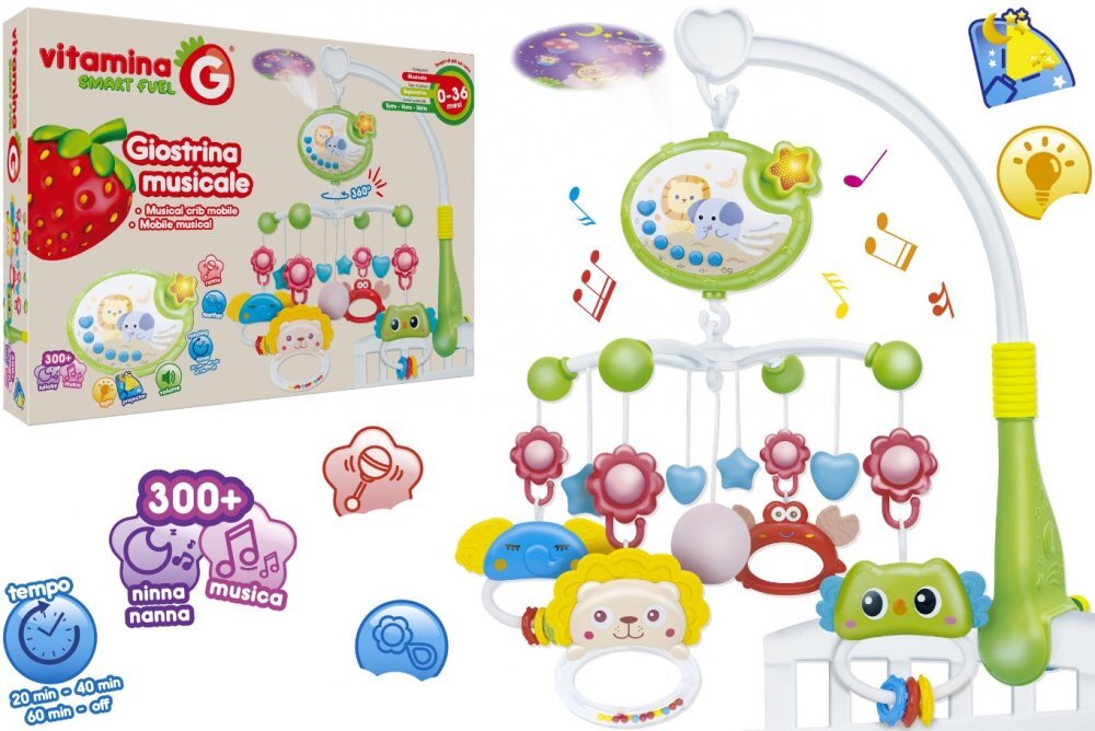 Globo Carusel muzical Vitamina G cu proiector si melodii