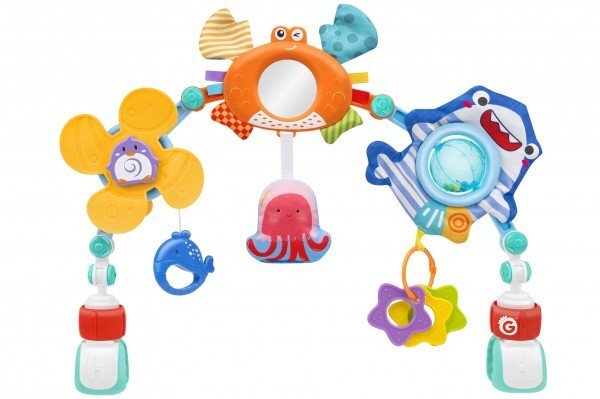 Globo Jucarie bebelusi arcada cu activitati si clips prindere Vitamina G