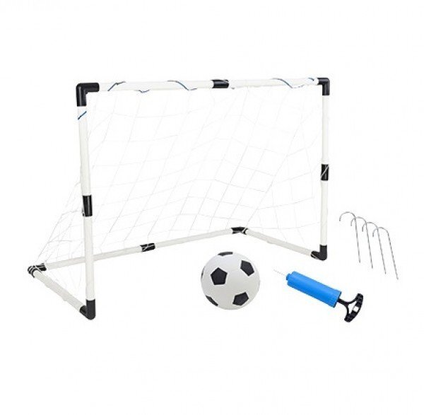 Globo Poarta de fotbal din plastic pentru copii WToy cu minge si pompa inclusa