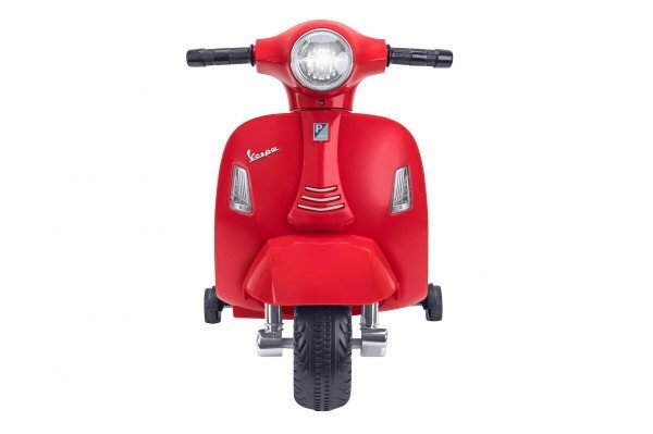 Globo Scooter electric pentru copii Vespa GTS 35W Super Sport Red acumulator 6V