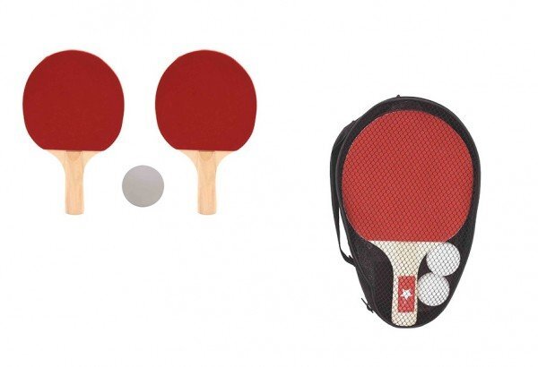 Globo Set 2 palete ping pong in husa cu 2 mingi incluse