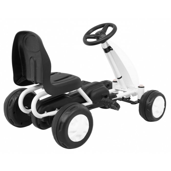 Gokart Kart cu pedale alb