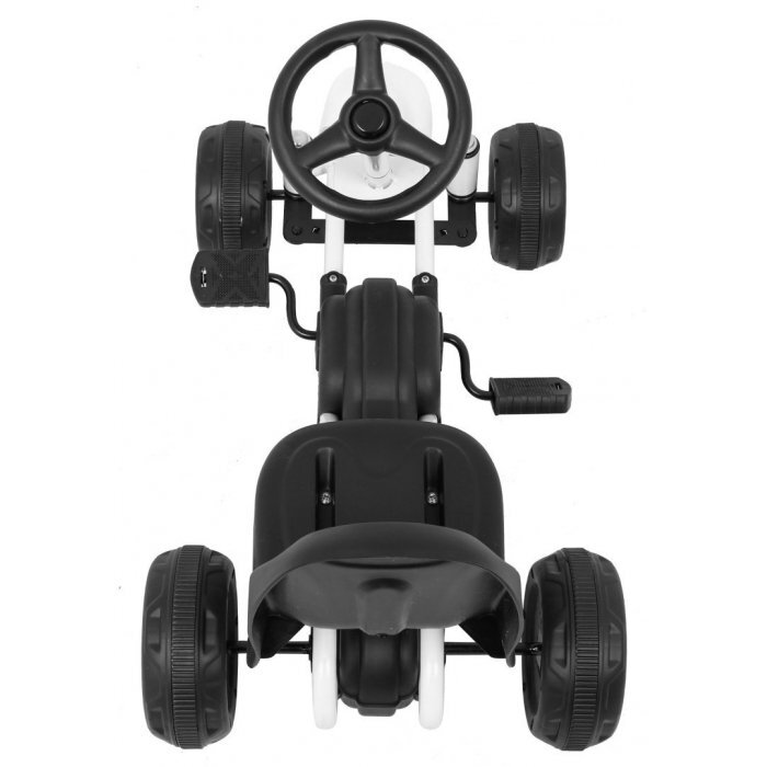 Gokart Kart cu pedale alb