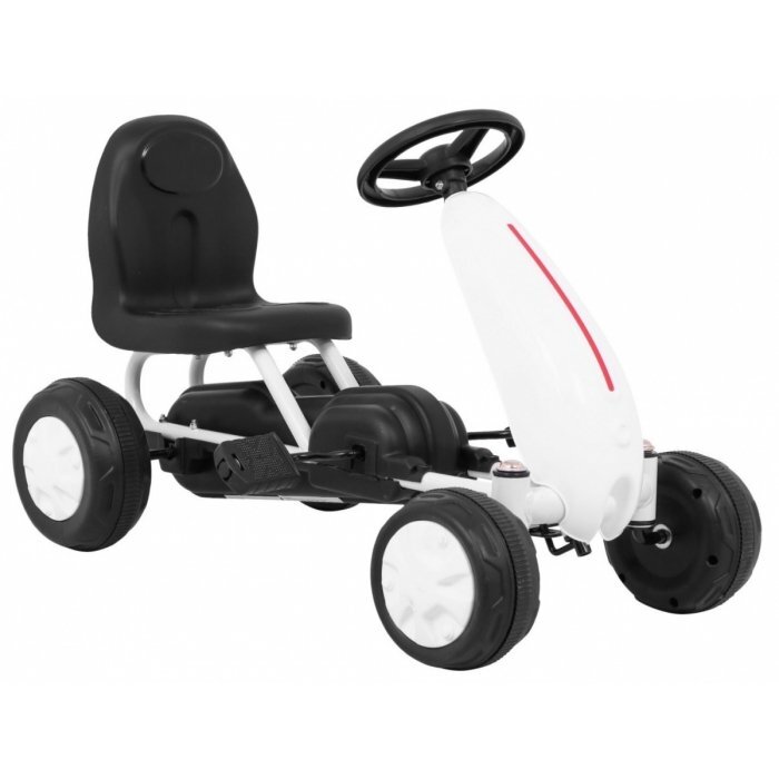 Gokart Kart cu pedale alb