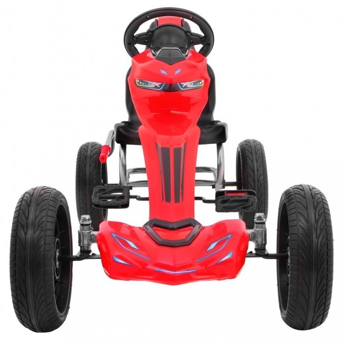Gokart Kart cu pedale si roti Eva 3 ani+ Grand Ride rosu