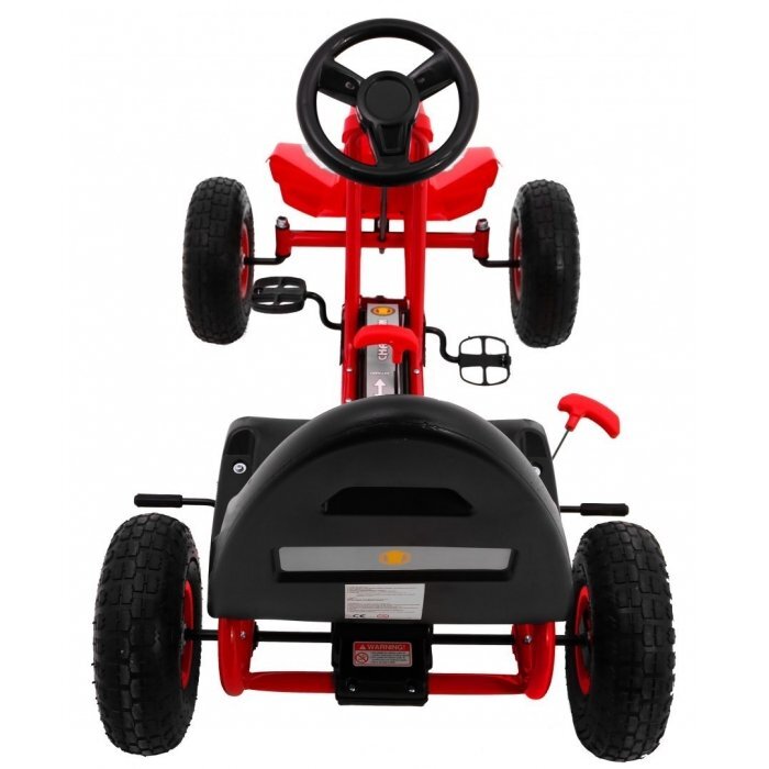 Gokart Kart cu pedale si roti gonflabile 3 ani+ Champion rosu