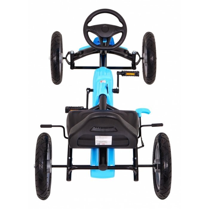 Gokart Kart cu pedale si roti gonflabile 3 ani+ Star albastru