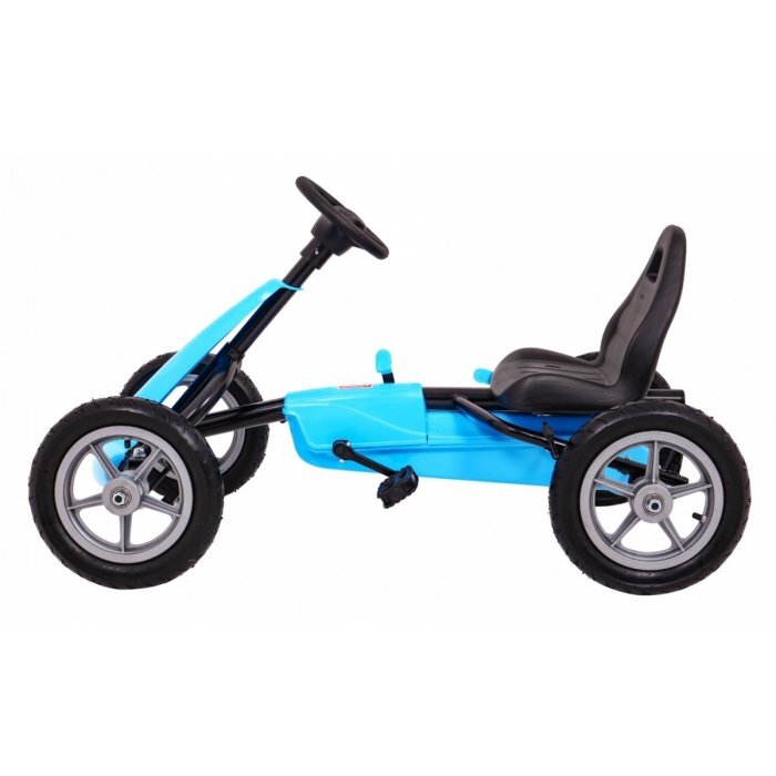 Gokart Kart cu pedale si roti gonflabile 3 ani+ Star albastru