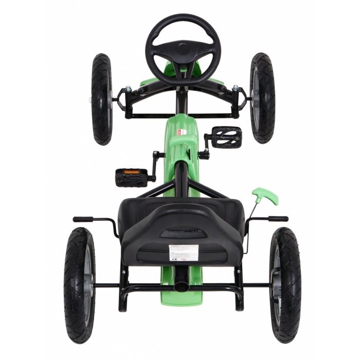Gokart Kart cu pedale si roti gonflabile 3 ani+ Star verde