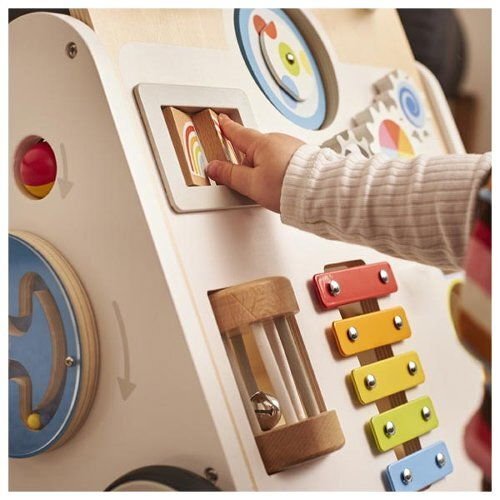Goki Antepremergator din lemn KiddyCruiser cu centru de activitati 9 luni+