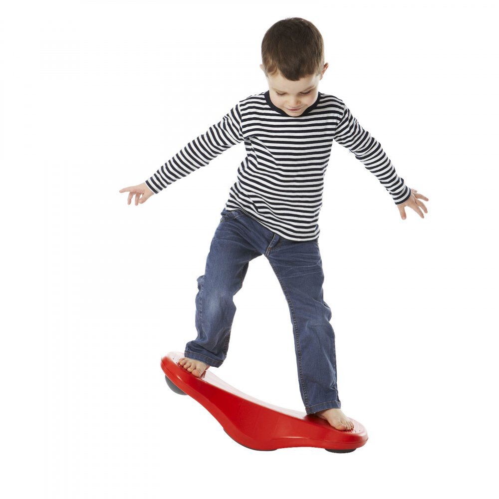 Gonge Balansoar de echilibru pentru copii rosu 54x22x14 cm
