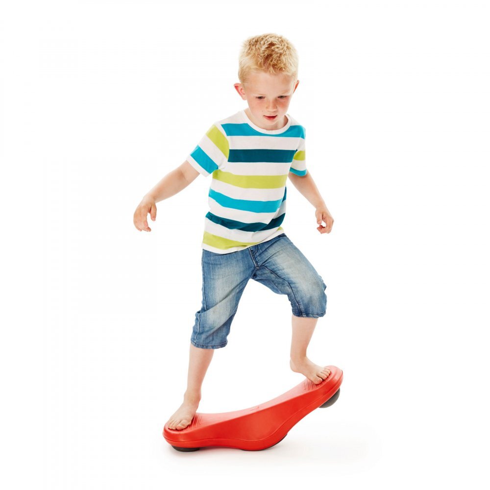 Gonge Balansoar de echilibru pentru copii rosu 54x22x14 cm