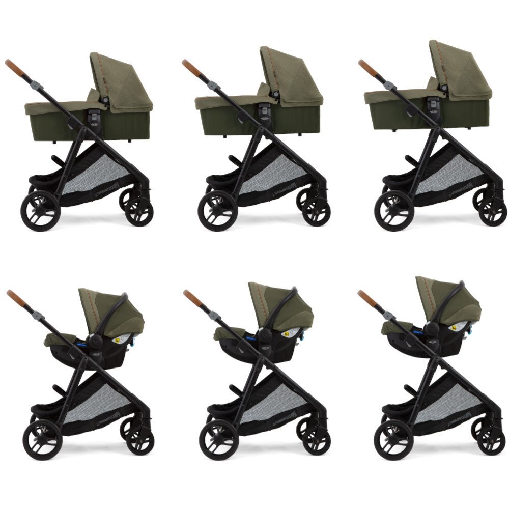 GRACO Carucior 3 in 1 Near2Me Khaki i-Size