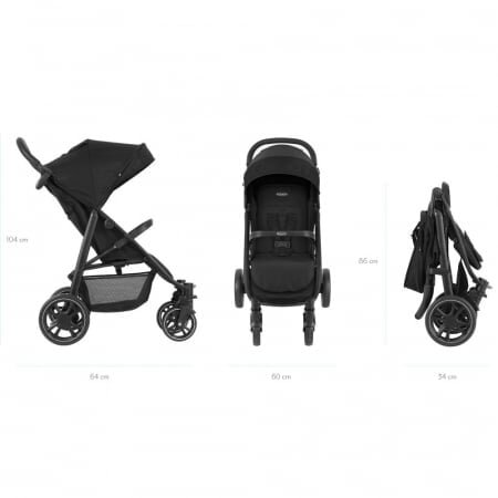 GRACO Carucior EeZeFold Steeple Gray