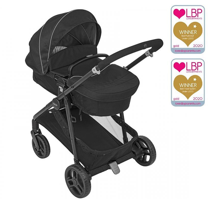 GRACO Carucior Transform 2 in 1 Black