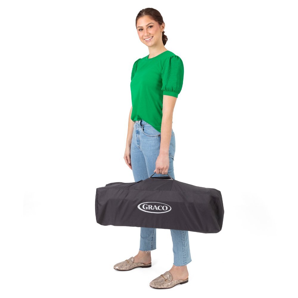 GRACO Patut FoldLite Shadow pliabil roti saltea inclusa geanta de transport