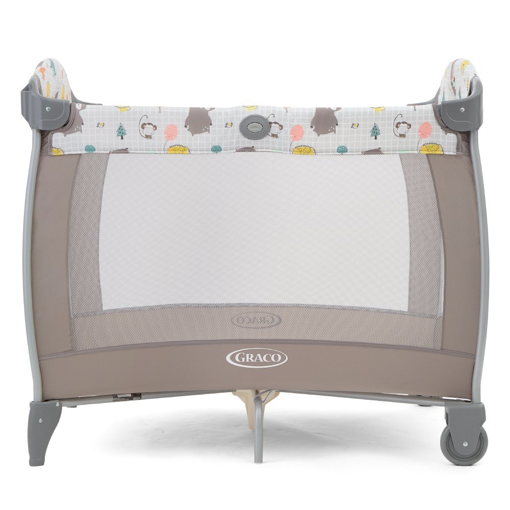 GRACO Patut pliabil Contour Electra Bear Tales cu masuta de infasat arcada cu jucarii roti saltea pliabila si geanta de transport