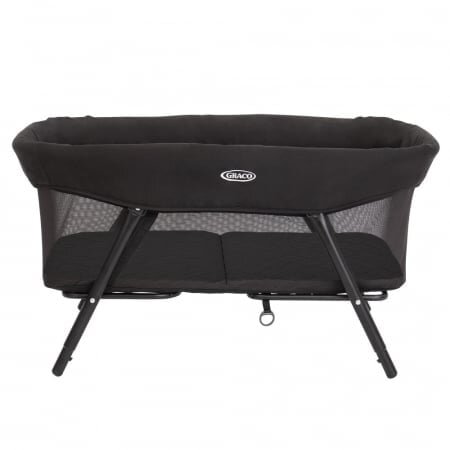 GRACO Patut Side by Side 2 in 1 Night Sky pliabil cu saltea matlasata inclusa cos depozitare geanta de transport