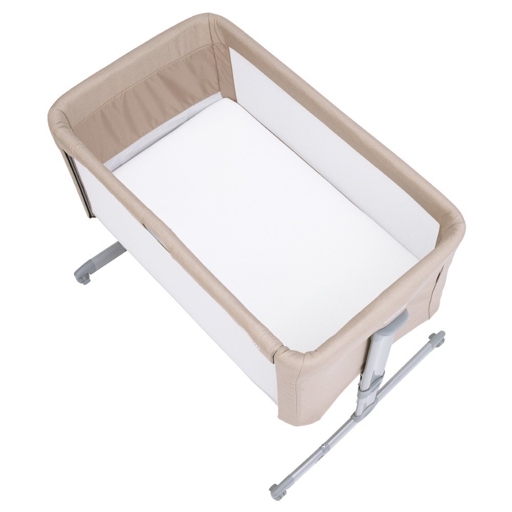 GRACO Patut Sweet2Sleep Oatmeal reglabil pe inaltime roti cu blocare pliabil