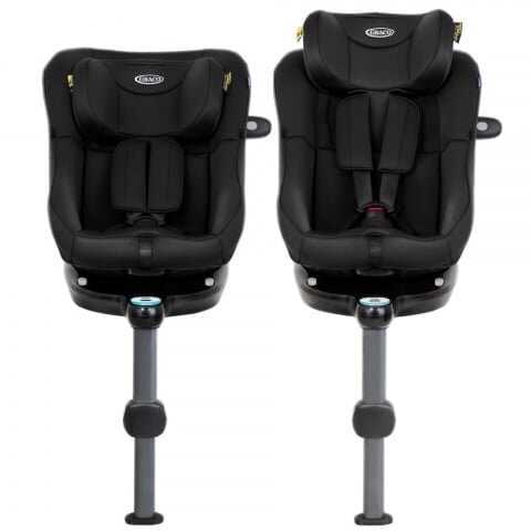 GRACO Scaun auto pentru copii Midnight rotativ 360 Turn2Me Dlx i-Size testat ADAC