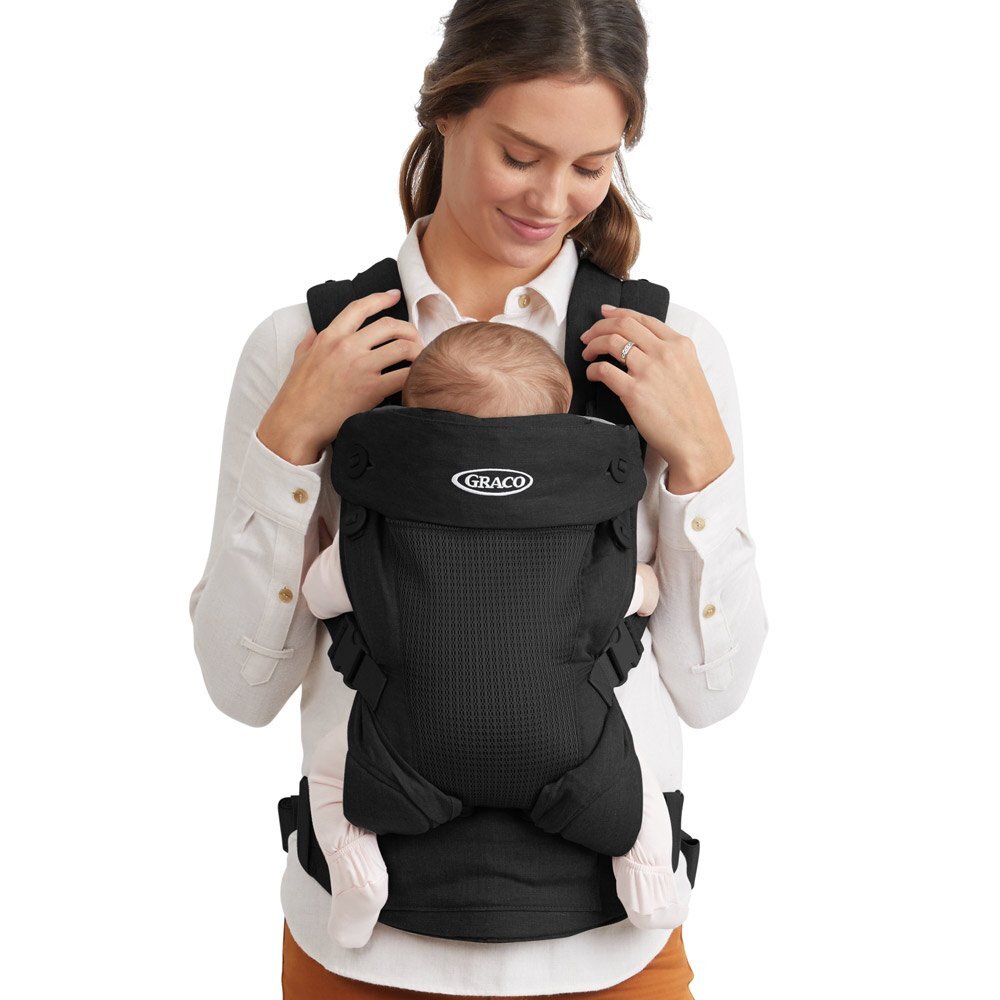 GRACO Sistem de purtare Cradle Me Onix Black 4 in 1