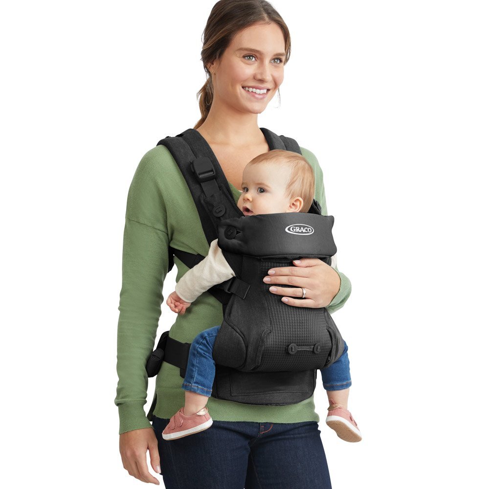 GRACO Sistem de purtare Cradle Me Onix Black 4 in 1