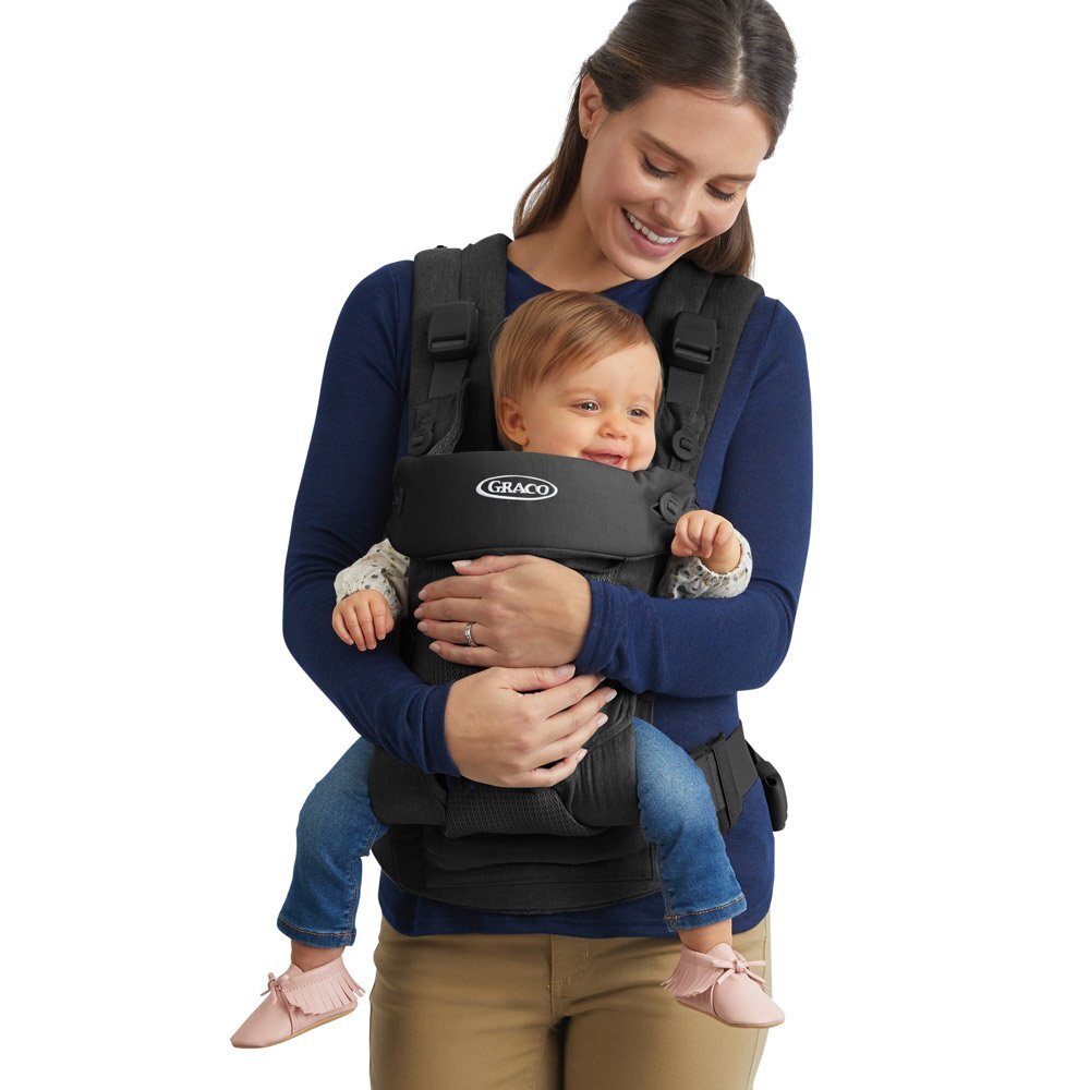 GRACO Sistem de purtare Cradle Me Onix Black 4 in 1