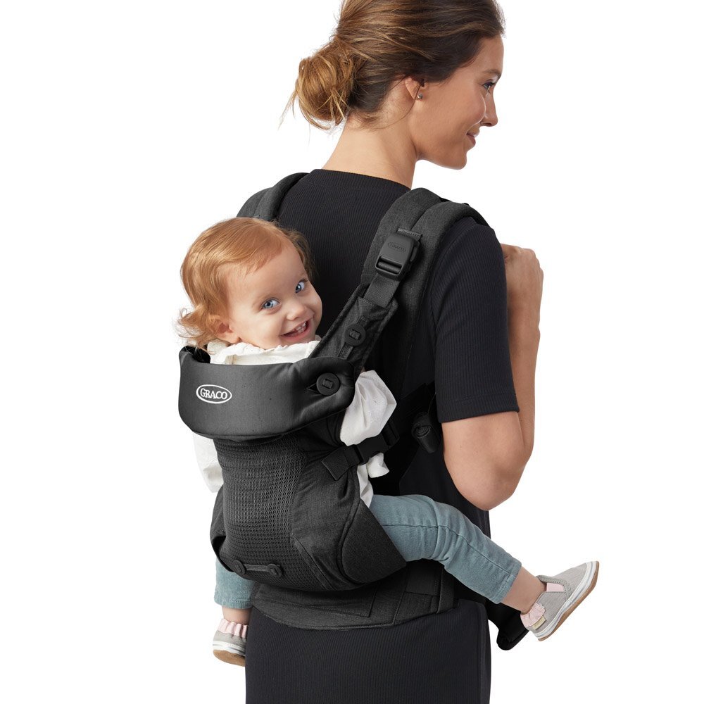 GRACO Sistem de purtare Cradle Me Onix Black 4 in 1