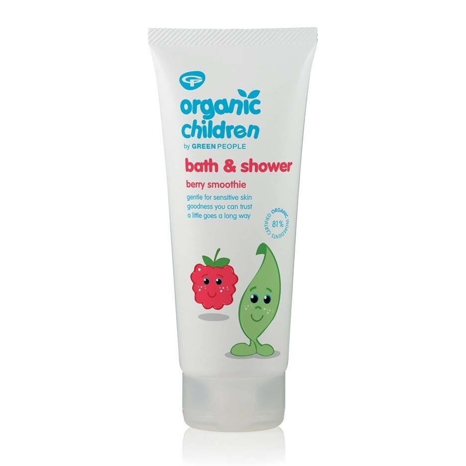 Green People Gel de dus si spuma de baie cu fructe de padure pentru copii 200 ml