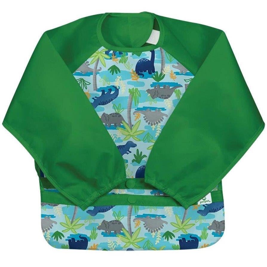 Green Sprouts Bavetica Aqua Dino Jungle multifunctionala cu maneci lungi 12-24 luni