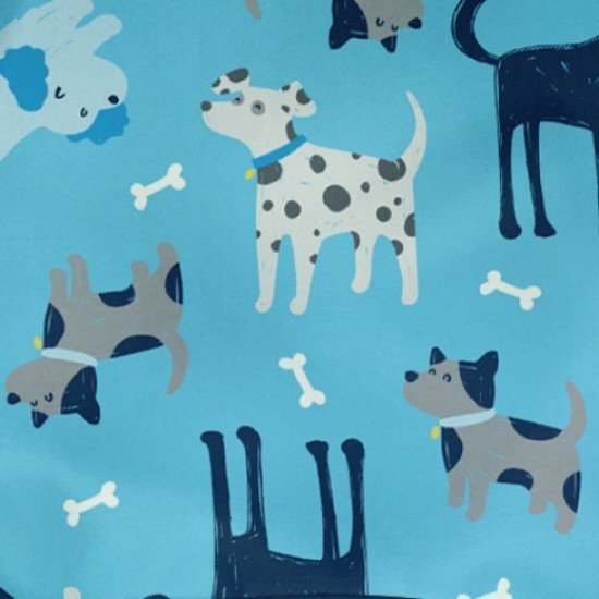 Green Sprouts Bavetica multifunctionala cu maneci lungi Aqua Dogs 12-24 luni