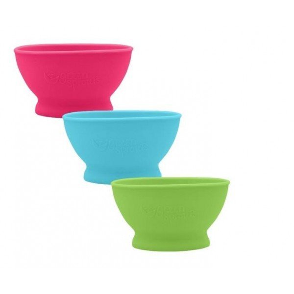 Green Sprouts Bol de invatare Learning Bowl Pink