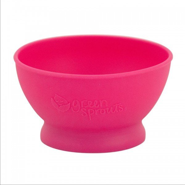 Green Sprouts Bol de invatare Learning Bowl Pink