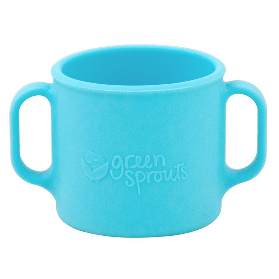 Green Sprouts Cana de invatare Learning Cup Aqua