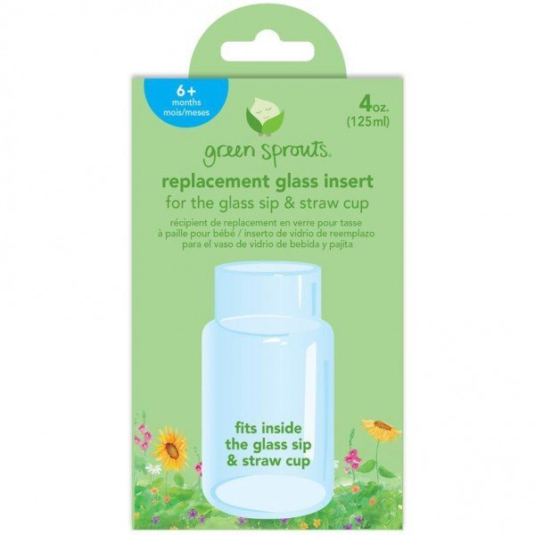 Green Sprouts Rezerva sticla iPlay pentru cana cu interior din sticla 125 ml