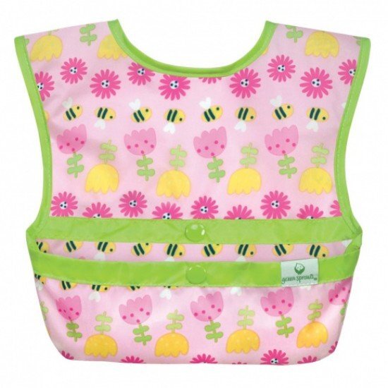 Green Sprouts Set 3 bavetele Easy Wear Snapn Go Bee