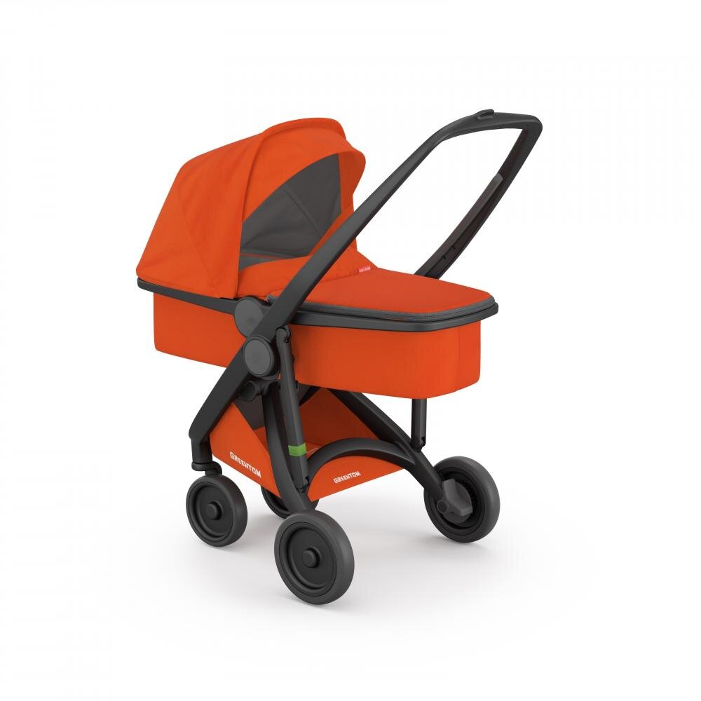 Greentom Carucior 2 in 1 100 Ecologic Black Orange