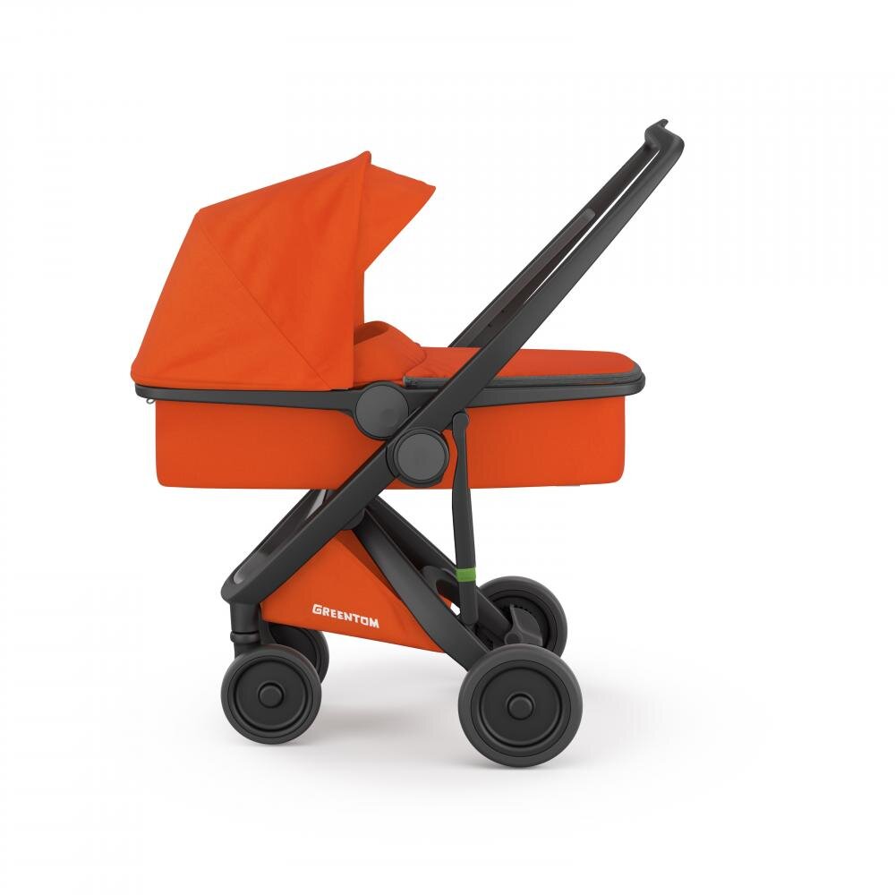 Greentom Carucior 2 in 1 100 Ecologic Black Orange