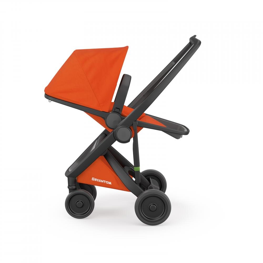 Greentom Carucior 2 in 1 100 Ecologic Black Orange