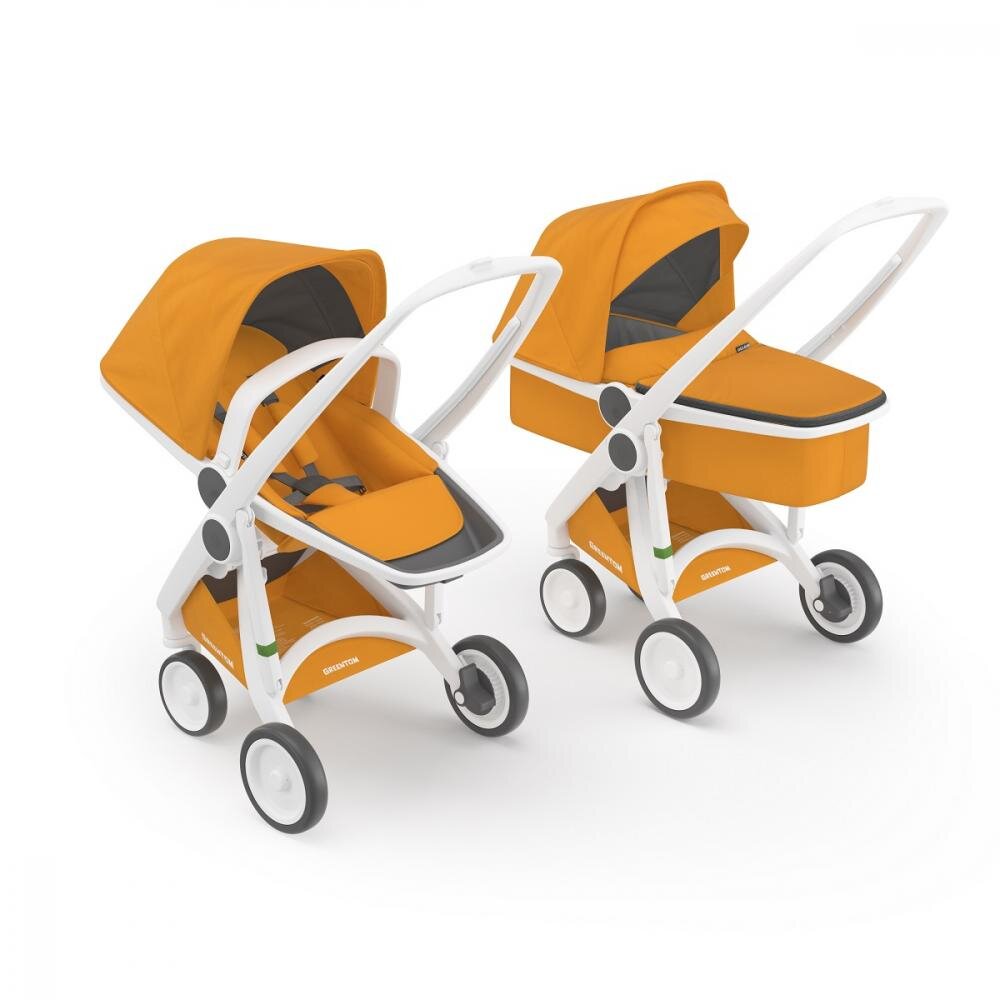 Greentom Carucior 2 in 1 100 Ecologic White Sunflower