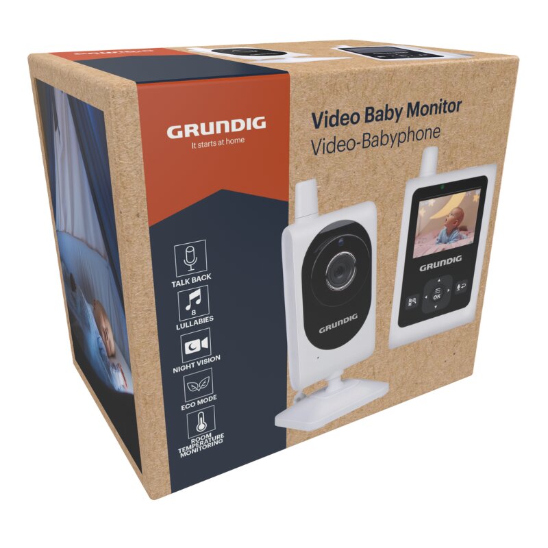 GRUNDIG Monitor video wireless pentru bebelusi 2.4 inch