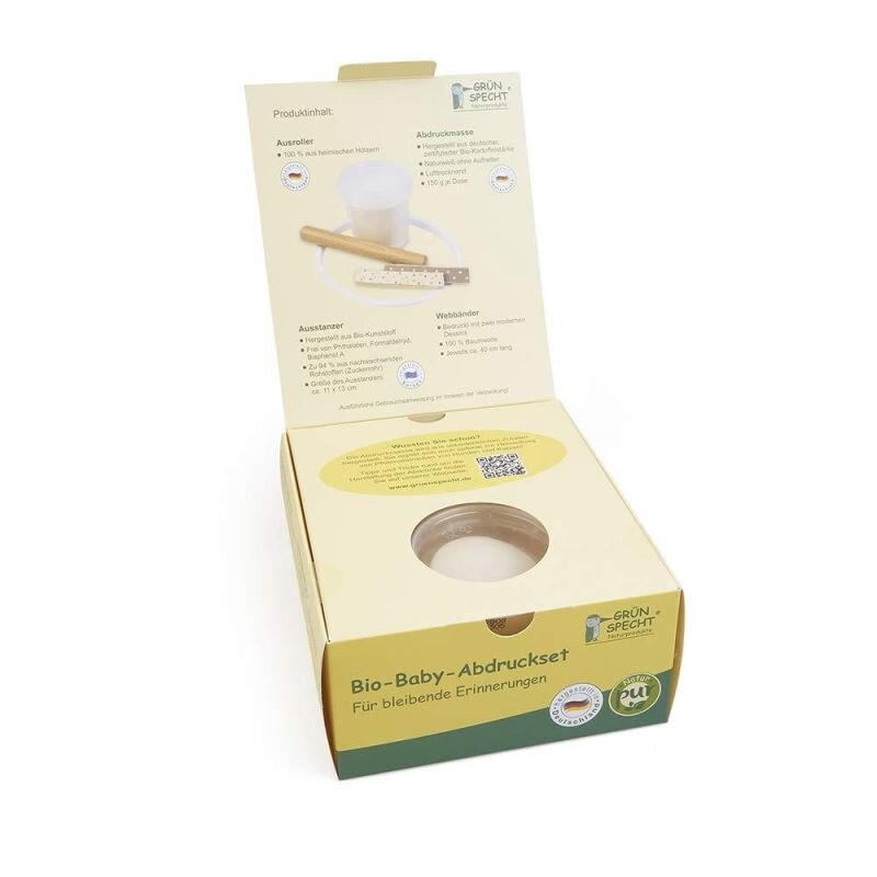 GrunSpecht Kit mulaj organic pentru amprenta mana sau picior bebelusi 678-00