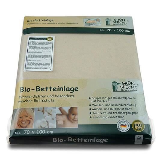 GrunSpecht Protectie organica impermeabila pentru saltea 70X100cm