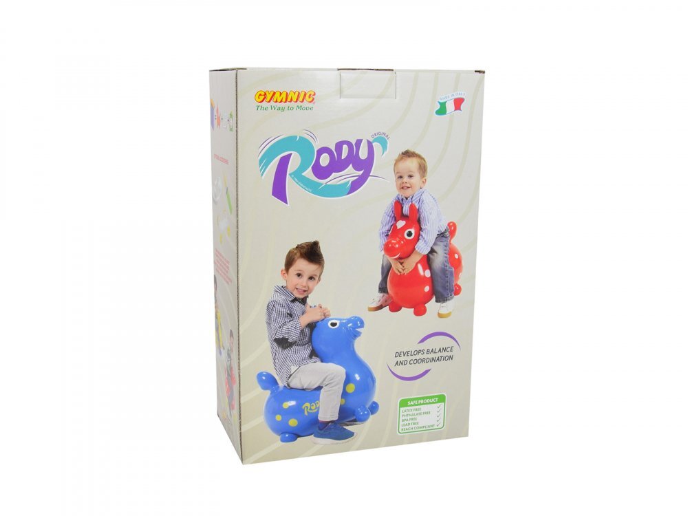 Gymnic Calutul saltaret pentru copii Rody rosu