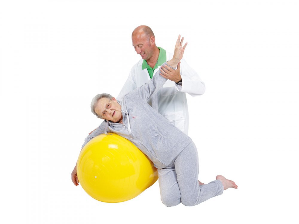 Gymnic Minge aluna fizioterapeutica Physio albastra diametru 70 cm