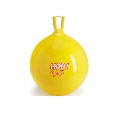 Gymnic Minge cu maner 45 cm galbena pentru copii