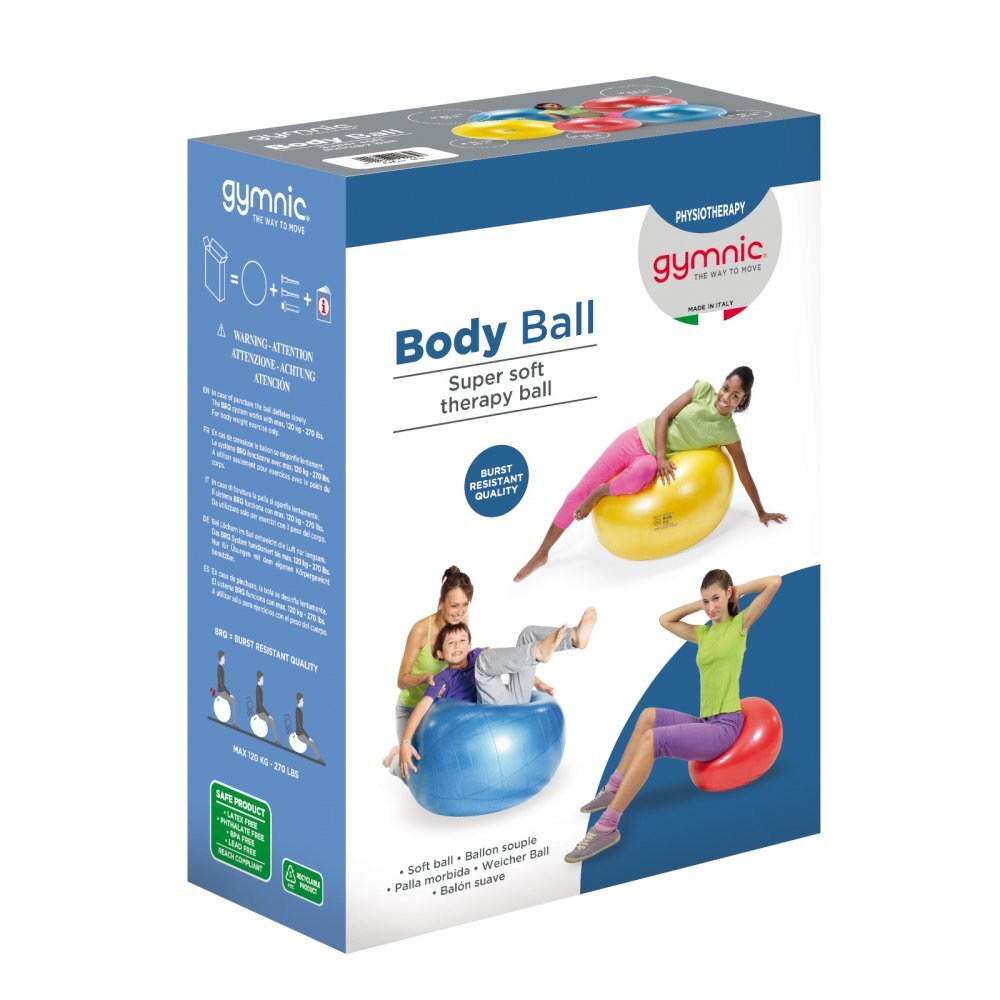 Gymnic Minge fizioterapeutica Body Ball BRQ Albastru diametru 95 cm
